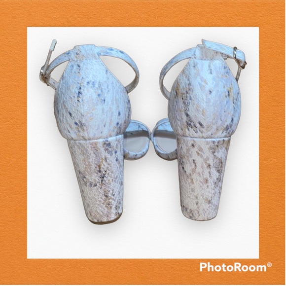 NWT Just Fab size 7 snakeskin heels - Picture 3 of 7